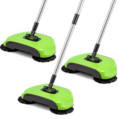 Hand Push Type Sweeping Machine Household Plastic Broom Dustpan S