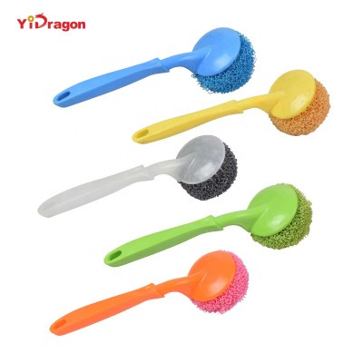 Best Selling Home Kitchen PP Scrubber Brush Cleaning Scourer With Handle